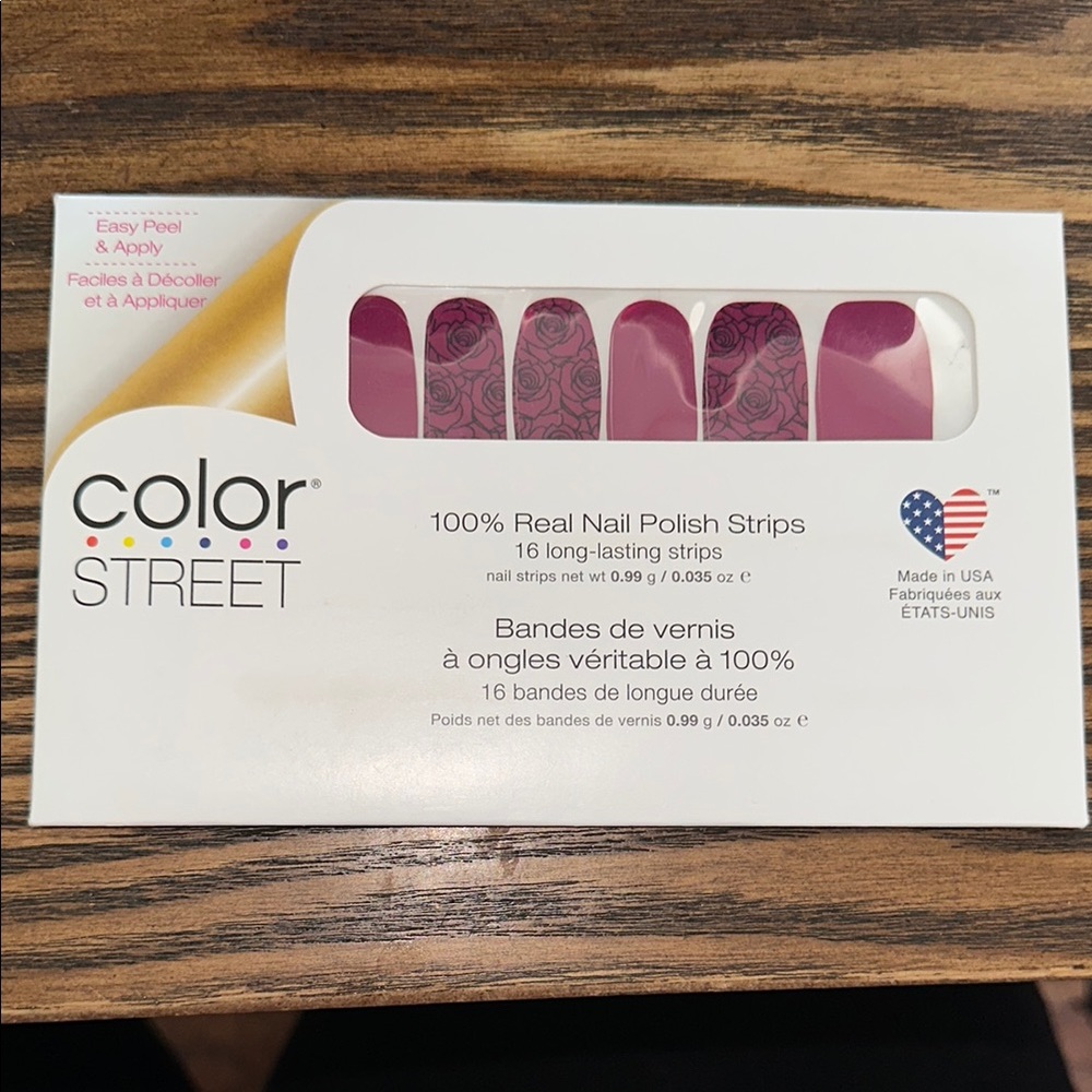 Rose Goes- Color Street Nail Strips